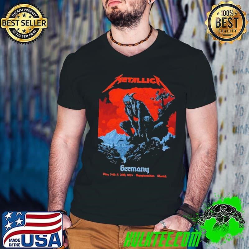Metallica In Germany On May 2024 At Olympiastadion Munich Alemania shirt