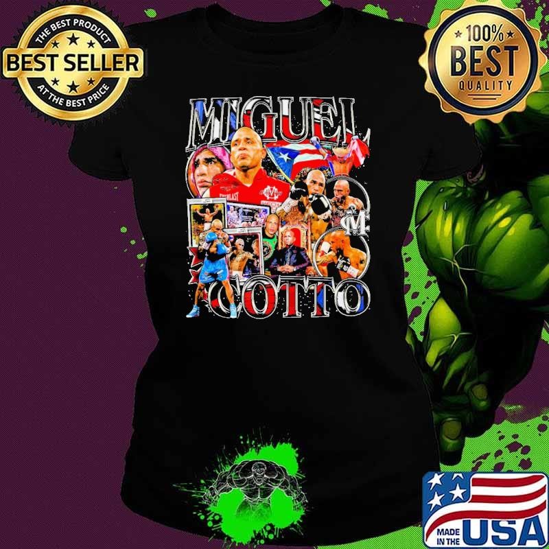 Miguel Cotto Puerto Rican former professional boxer Vintage Bootleg Ladies tee