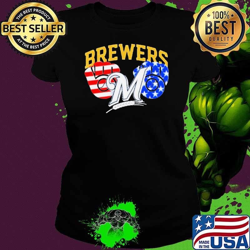 Milwaukee Brewers Logo Independence Day Shirt