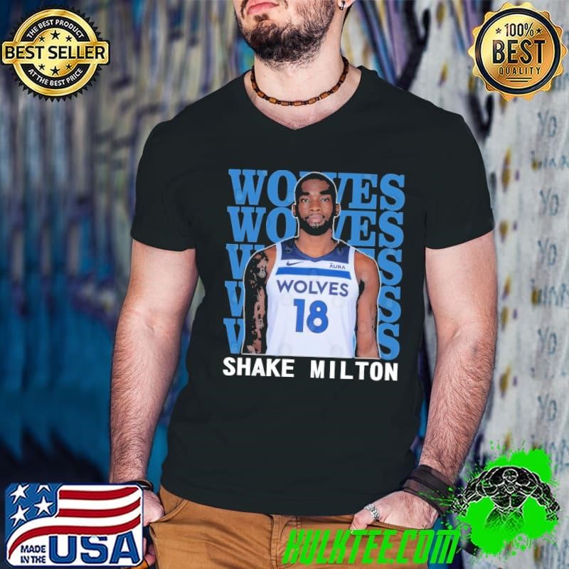 Minnesota Timberwolves Shake Milton American professional basketball player T-Shirt