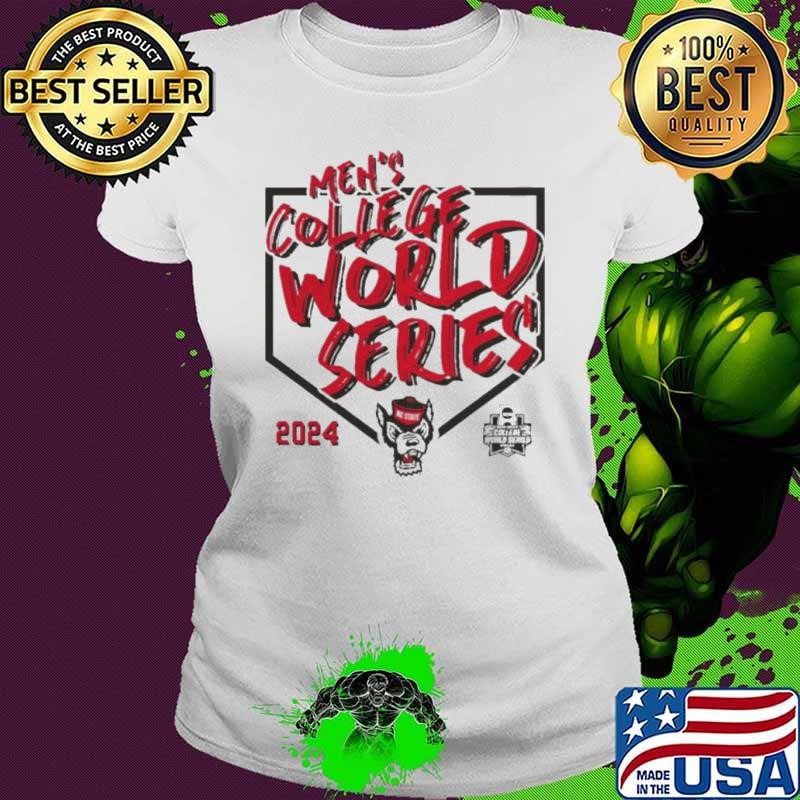 NC State Wolfpack 2024 NCAA Men’s Baseball College World Series Swing Away Shirt