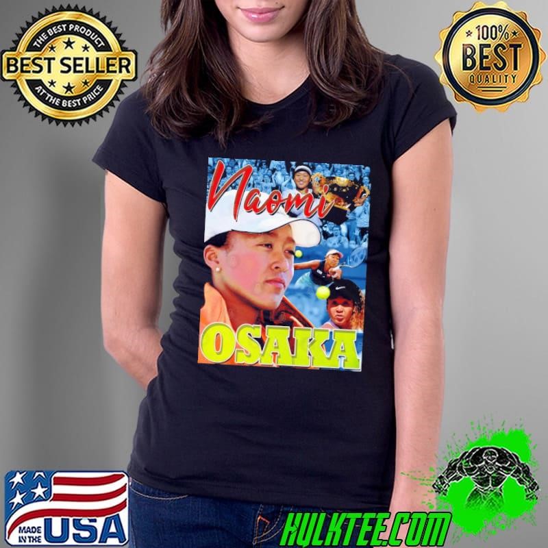 Naomi Osaka Japanese professional tennis player Retro Collage Shirt