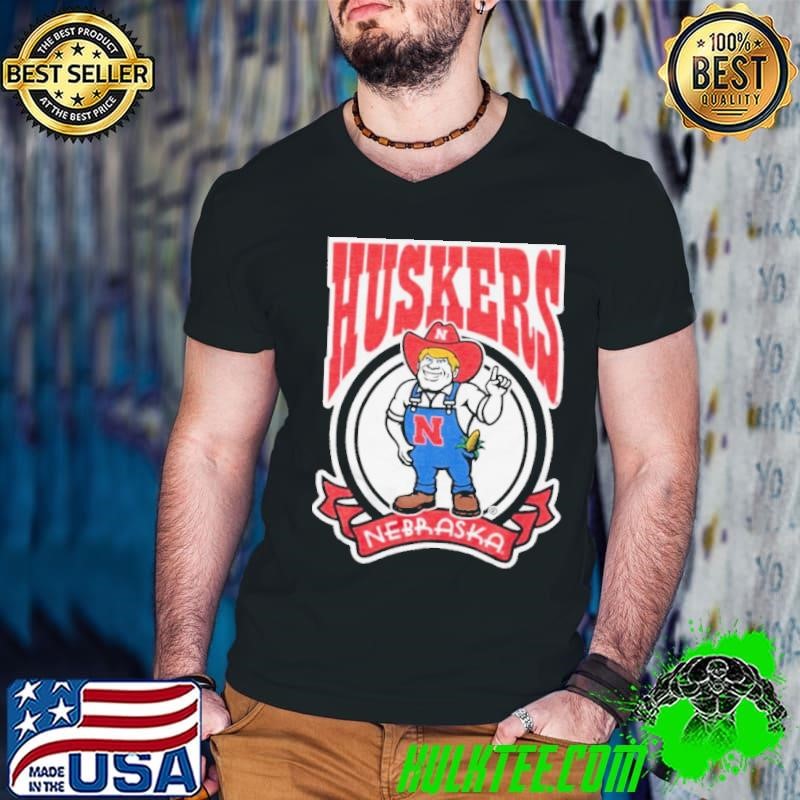 Nebraska Cornhuskers Cola Design Royal Guys V Neck