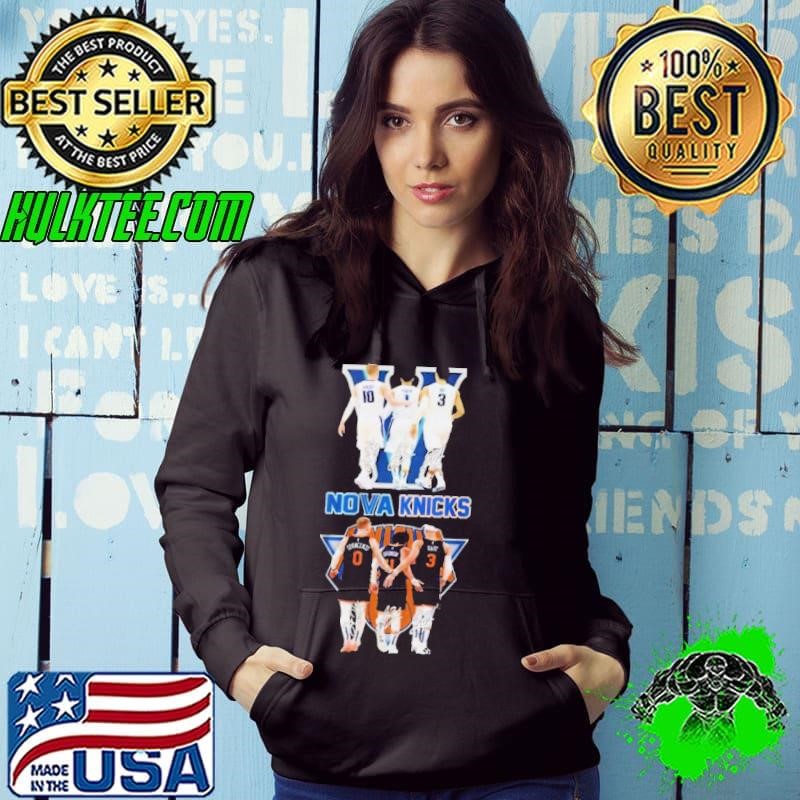 New York Knicks Villanova Wildcats The Best Trios 2024 Hoodie