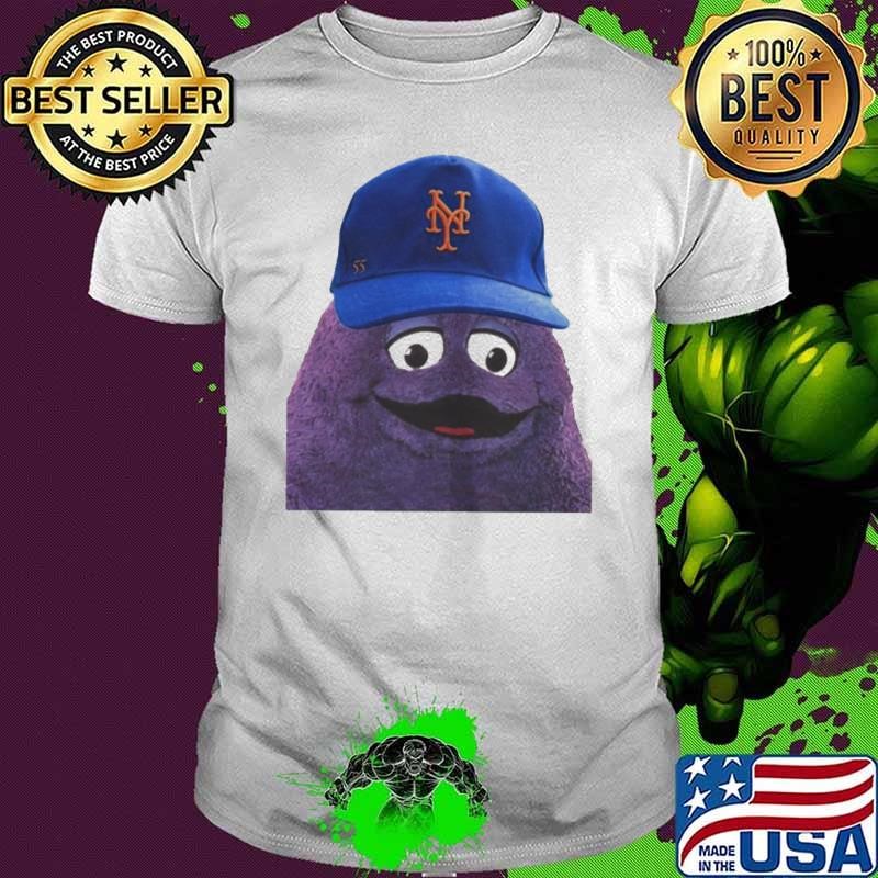 New York Mets In the Grimace blue hat shirtNew York Mets In the Grimace blue hat shirt