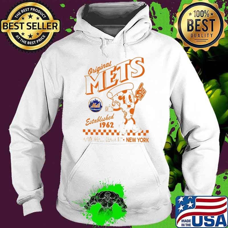 New York Mets Original Pizza Slice 1962 Established Hoodie