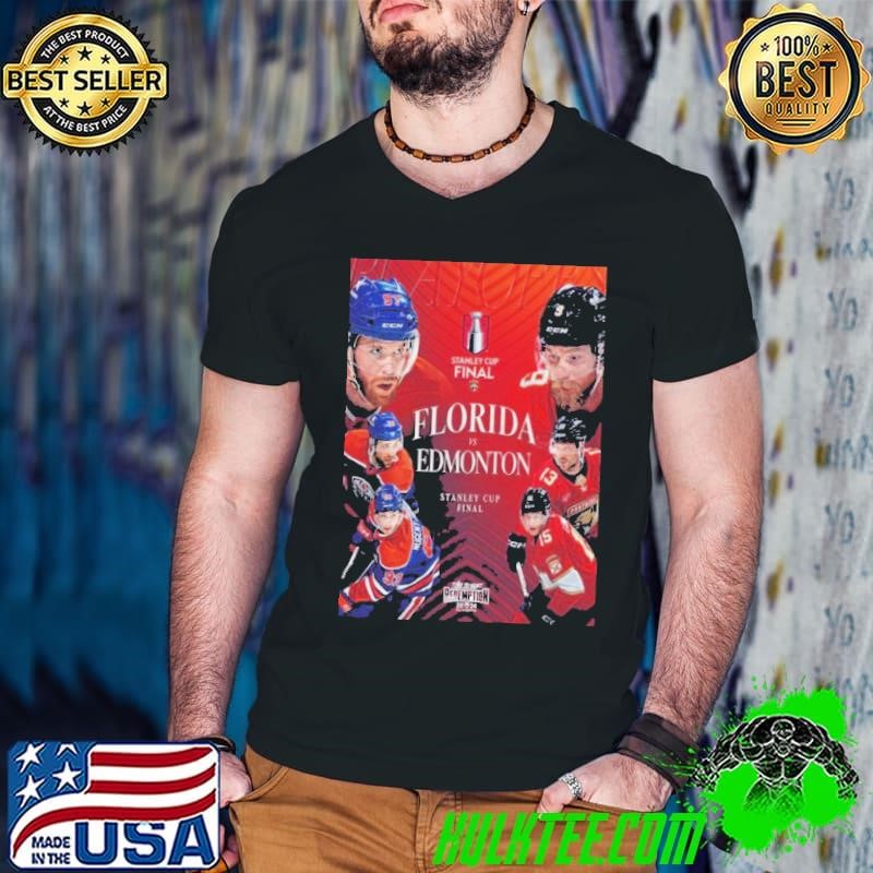 Nhl Stanley Cup Playoffs 2024 Final Matchup Florida Panthers Vs Edmonton Oilers Poster shirt