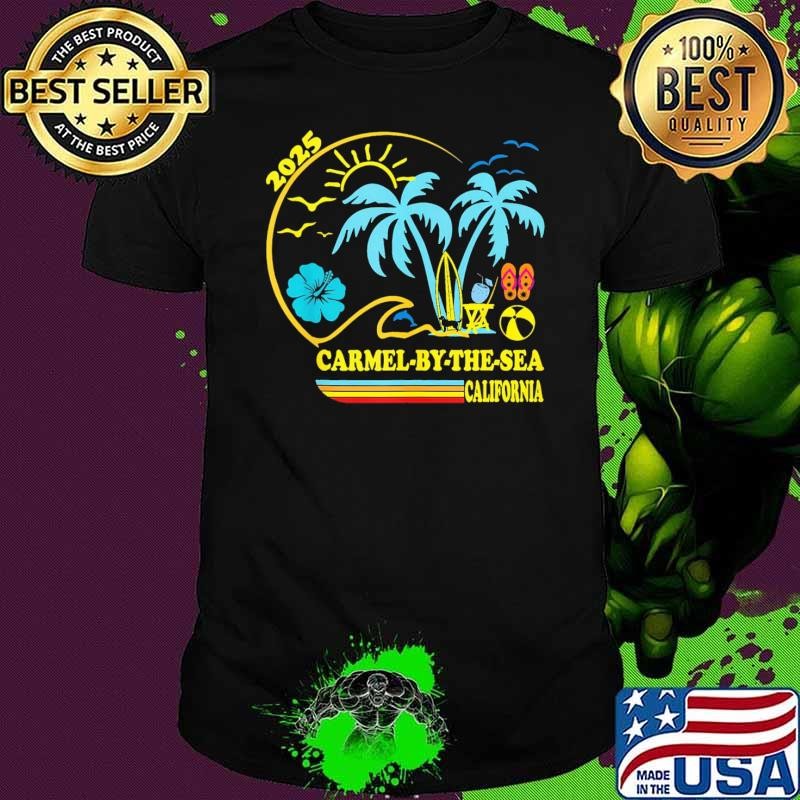 Official Carmel By The Sea California 2025 Matching Family Vacation Shirt