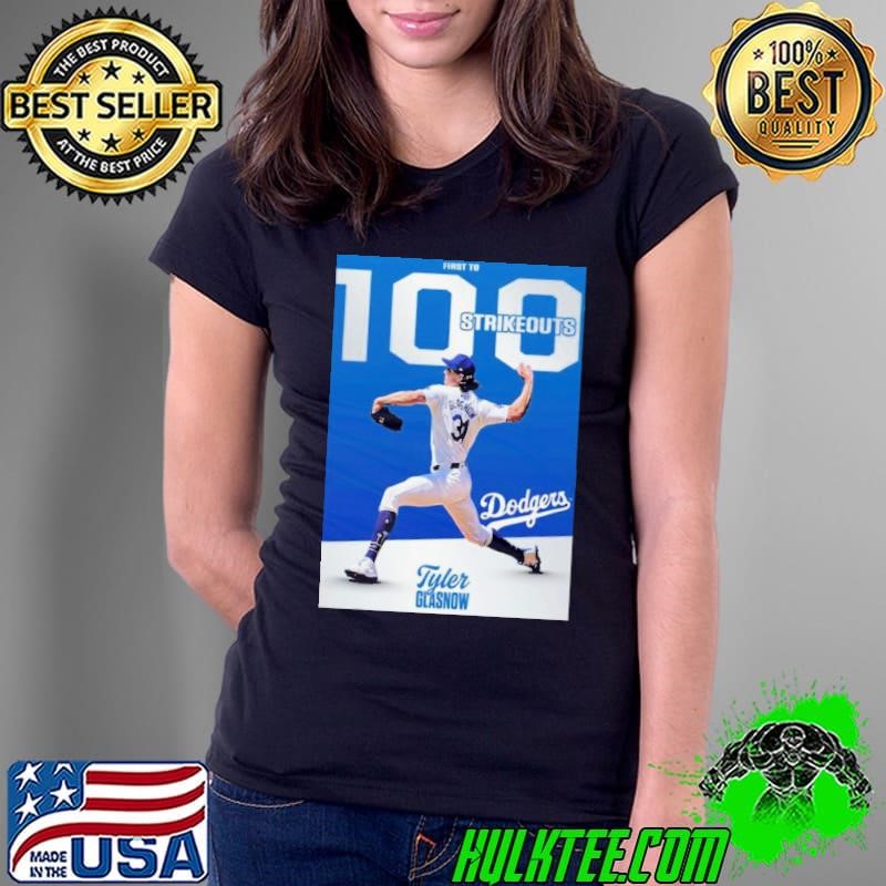 Official Tyler Glasnow Is The First Pitcher This Season To Notch 100 Strikeouts Classic Ladies Tee