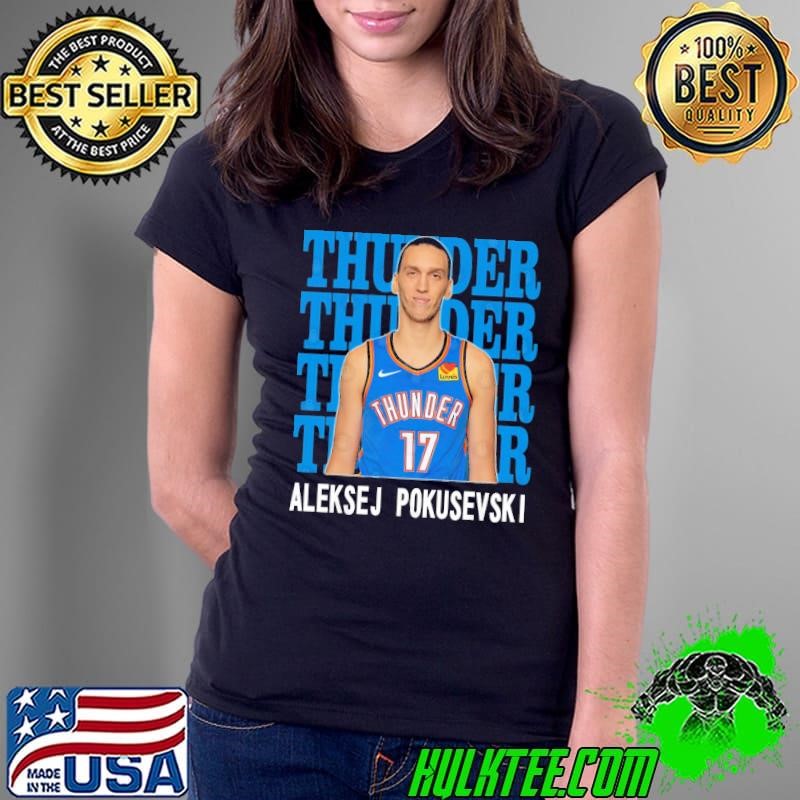Oklahoma City Thunder Aleksej Pokusevski Serbian professional basketball player T-Shirt