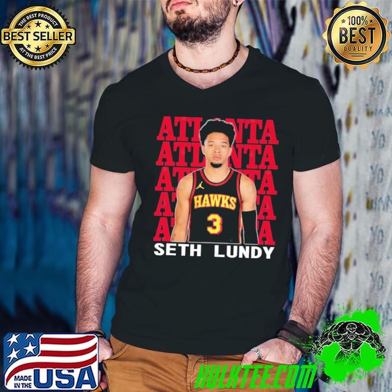 Original Atlanta Hawks Seth Lundy American professional basketball player Guys V Neck