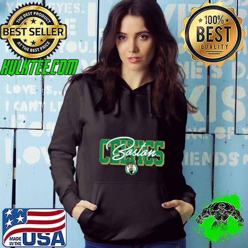 Original NBA Boston Celtics Blockletter Script American professional basketball team Hoodie