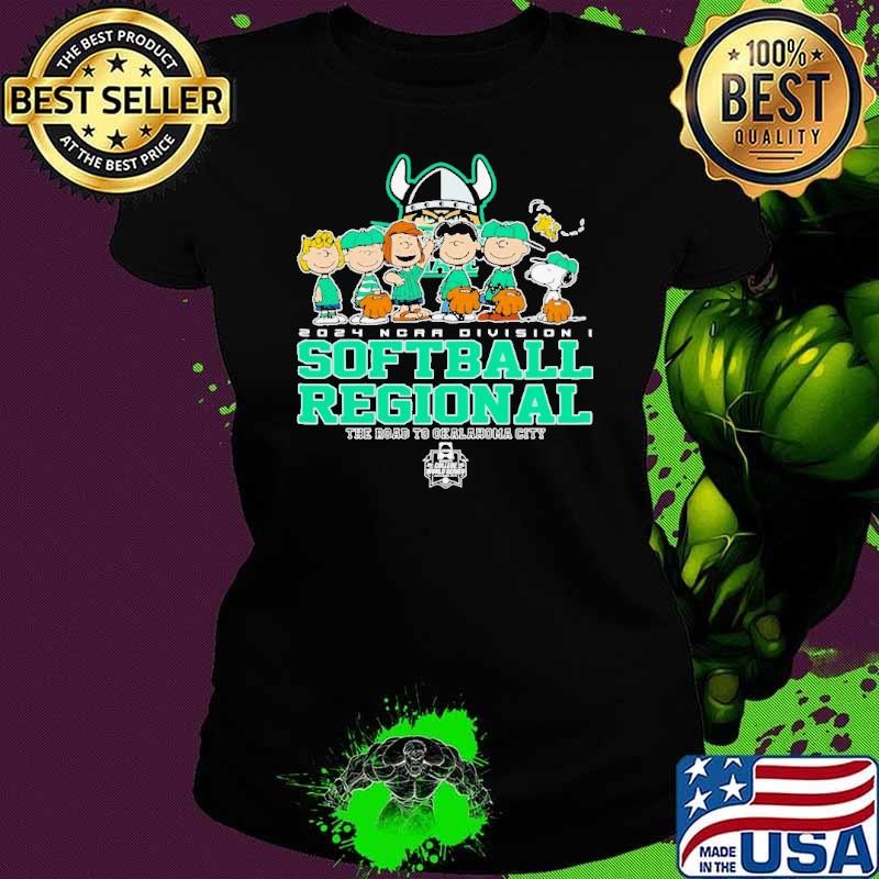 Peanuts Characters Cleveland State Vikings 2024 NCAA Division I Softball Regional Ladies tee