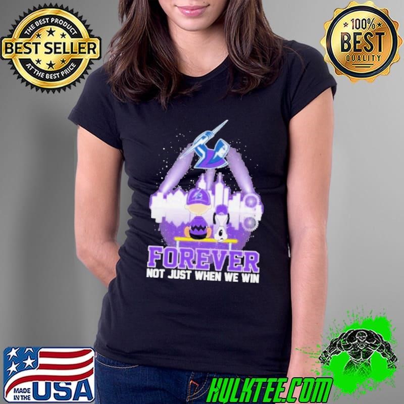 Peanuts Snoopy And Charlie Brown Watching Melbourne Storm Forever Not Just When We Win Ladies Tee