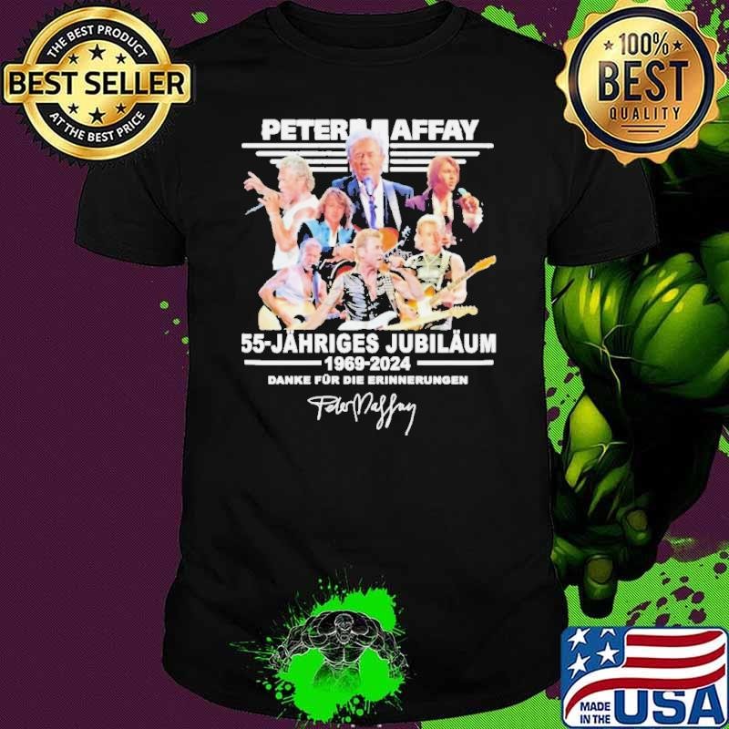 Peter Maffay 55 Jähriges Jubiläum 1969-2024 Danke Für Die Erinnerungen Signautre shirt