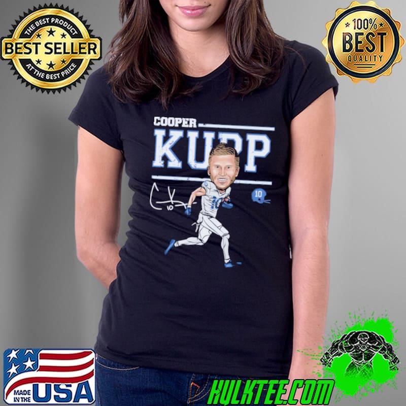 Premium Cooper Kupp American football wide receiver Los Angeles R Cartoon Ladies Tee
