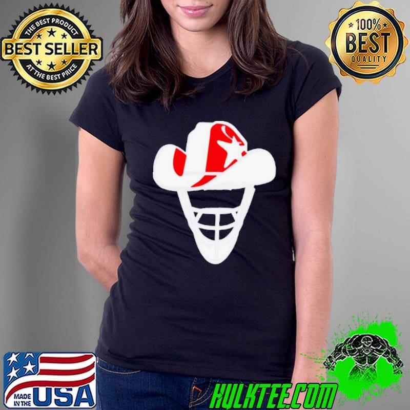Premium Texas Gold Lonestar Catchers Headbands Logo Ladies Tee
