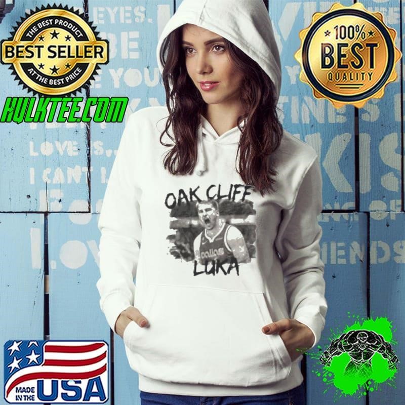 Rare Vintage NBA Oak Cliff Dallas Mavericks Luka Doncic Hoodie