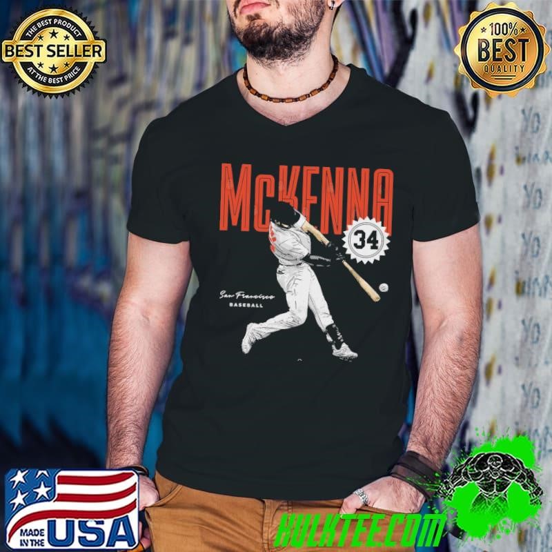 Ryan McKenna American professional baseball outfielder San Francisco Card Shirt