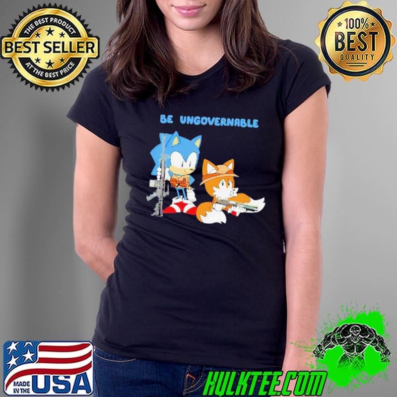 Sonic be ungovernable shirt