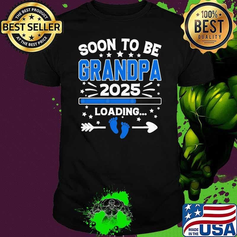 Soon To Be Grandpa Est 2025 New Grandpa Pregnancy T-Shirt