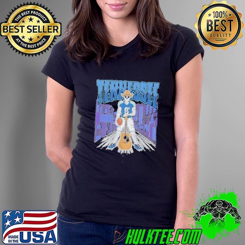 Tennessee Titans Football Skeleton Dead Vintage 2024 Shirt
