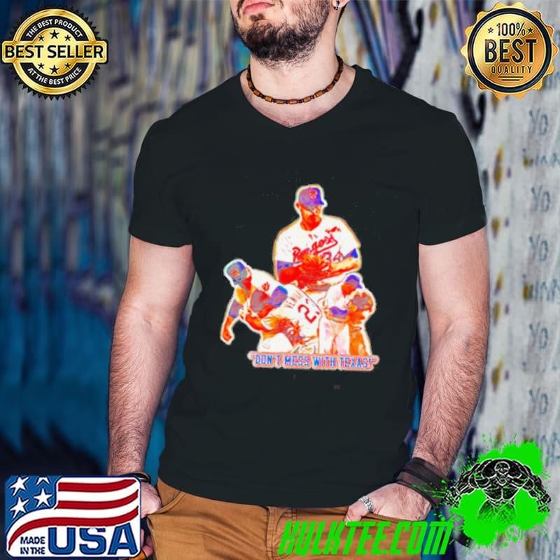 Texas Rangers Nolan Ryan don’t mess with Texas shirt