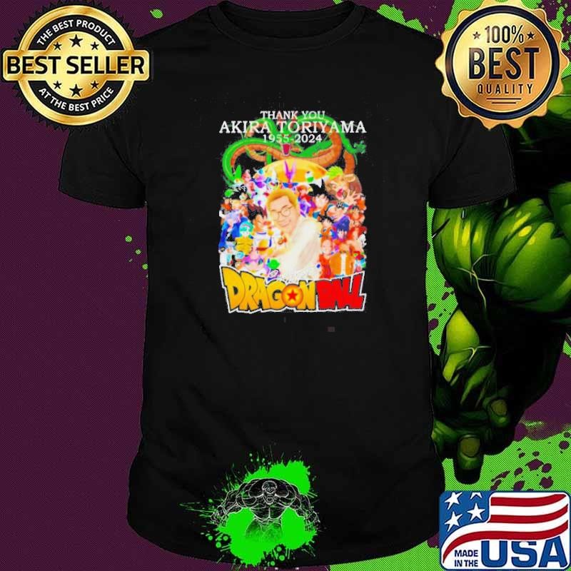 Thank You Akira Toriyama 1955 2024 Dragon Ball Z Signatures Shirt