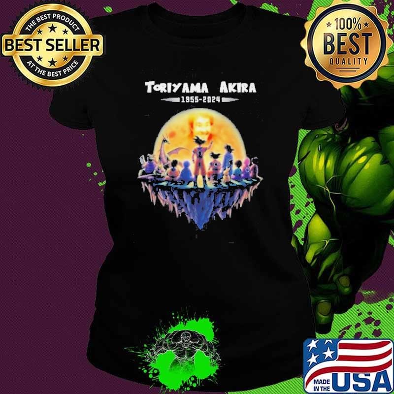 Thank You Akira Toriyama Dragon Balls Fan Forever 1955-2024 Ladies tee