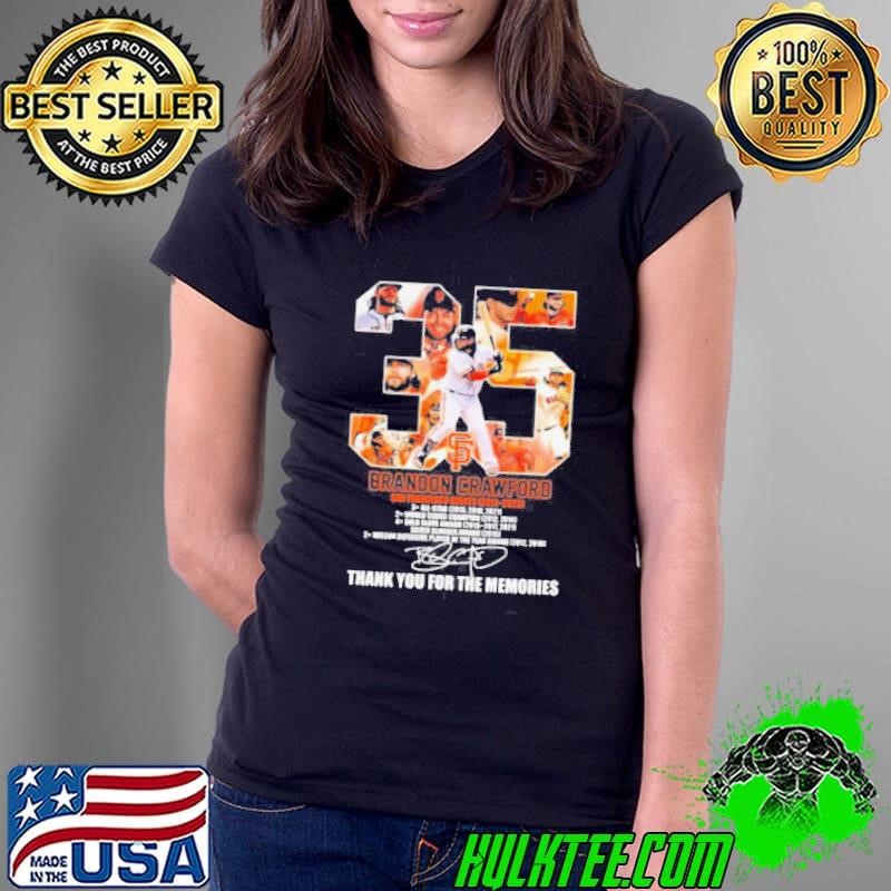 Thank You Legend Brandon Crawford Sf Giants Shirt
