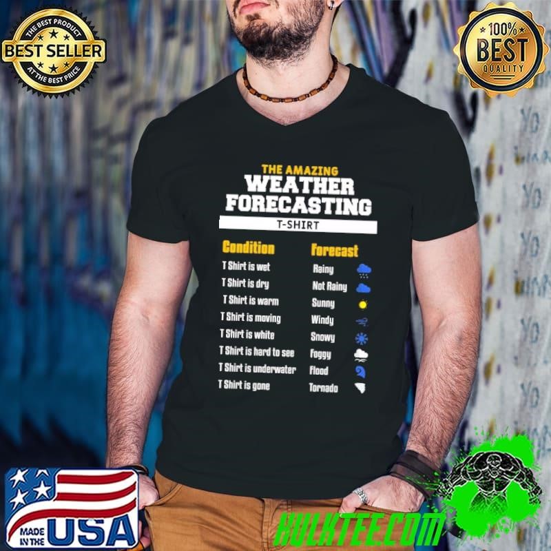 The Amazing Meteorology Meteorologist Weather Forecast T-Shirt