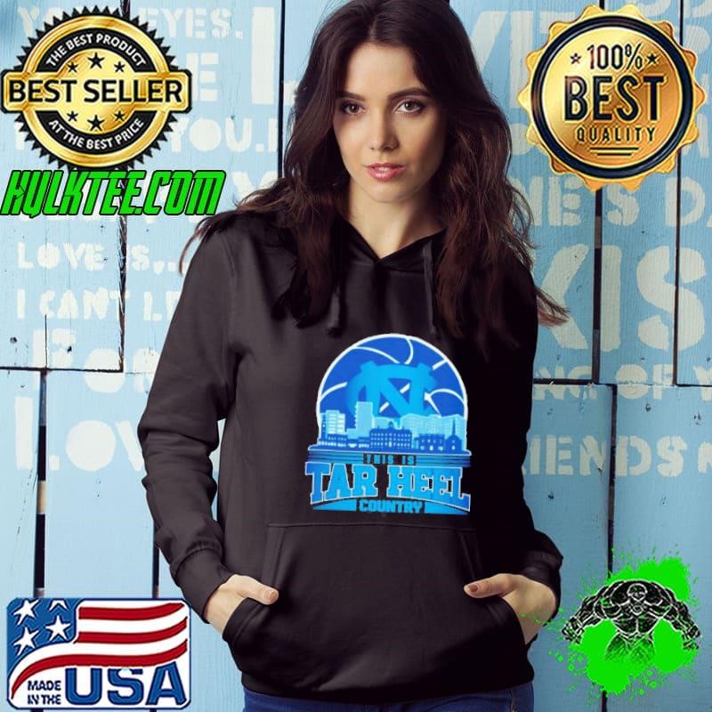 This is Tar Heel country basketball skyline shirt