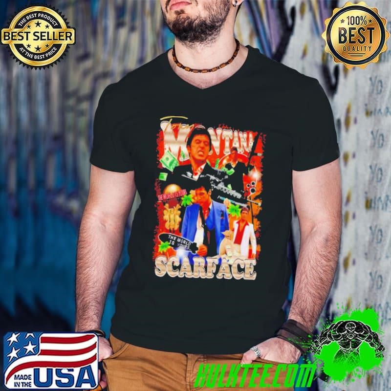 Tony Montana the world is yours graphic shirt