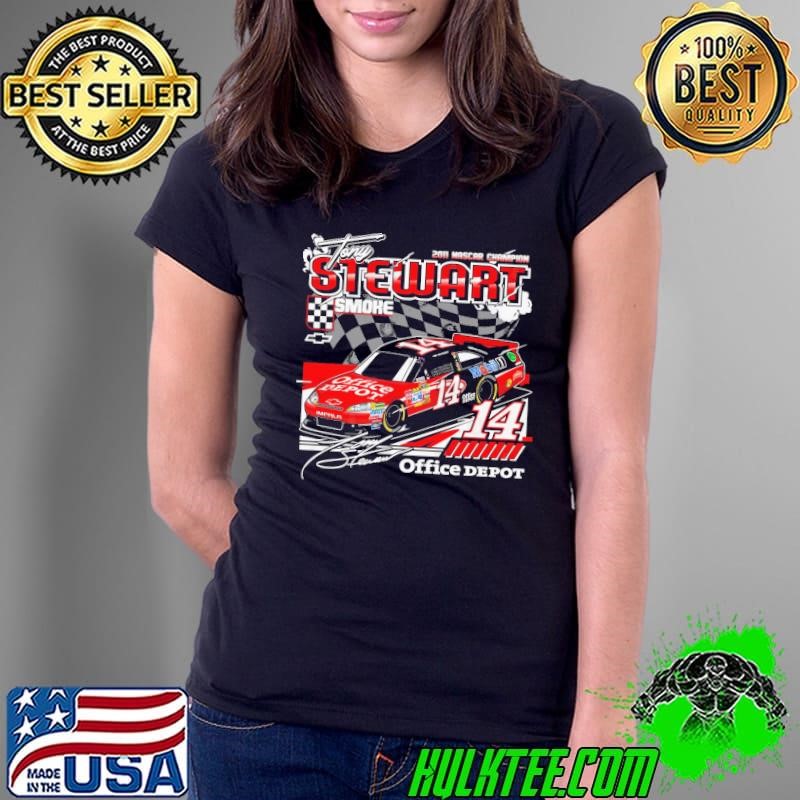 Tony Stewart 2011 NASCAR American semi-retired professional stock T-Shirt