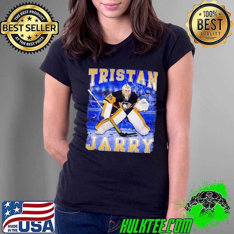 Tristan Jarry Canadian professional ice hockey goaltender Pittsburgh Penguins T-Shirt