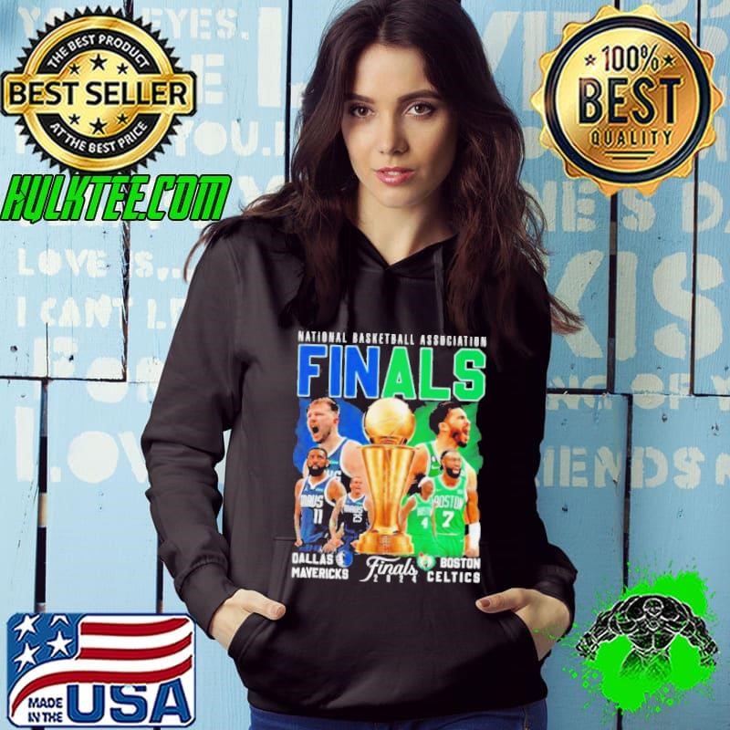 Trophy Dallas Mavericks And Boston Celtics 2024 National Basketball Association Finals Hoodie