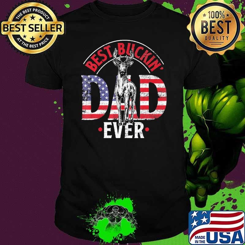 USA Flag Fathers Day Hunter Dad Deer Hunting shirt