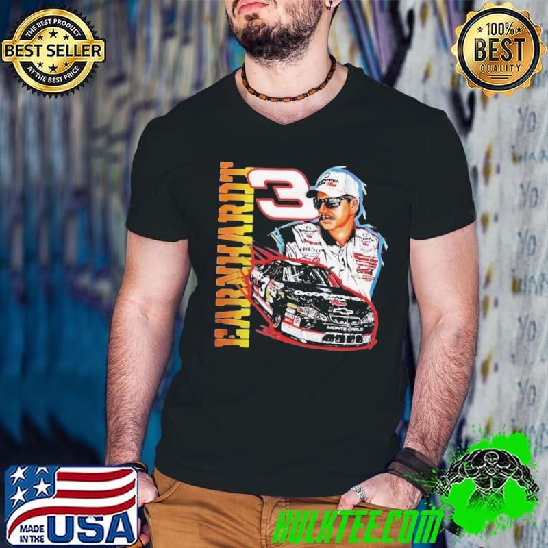 Vintage 90s Dale Earnhardt American professional stock car driver Guys V Neck