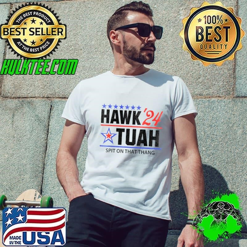 Vintage Hawk Tauh 24 Spit On That Thang Sarcastic Parody T-Shirt