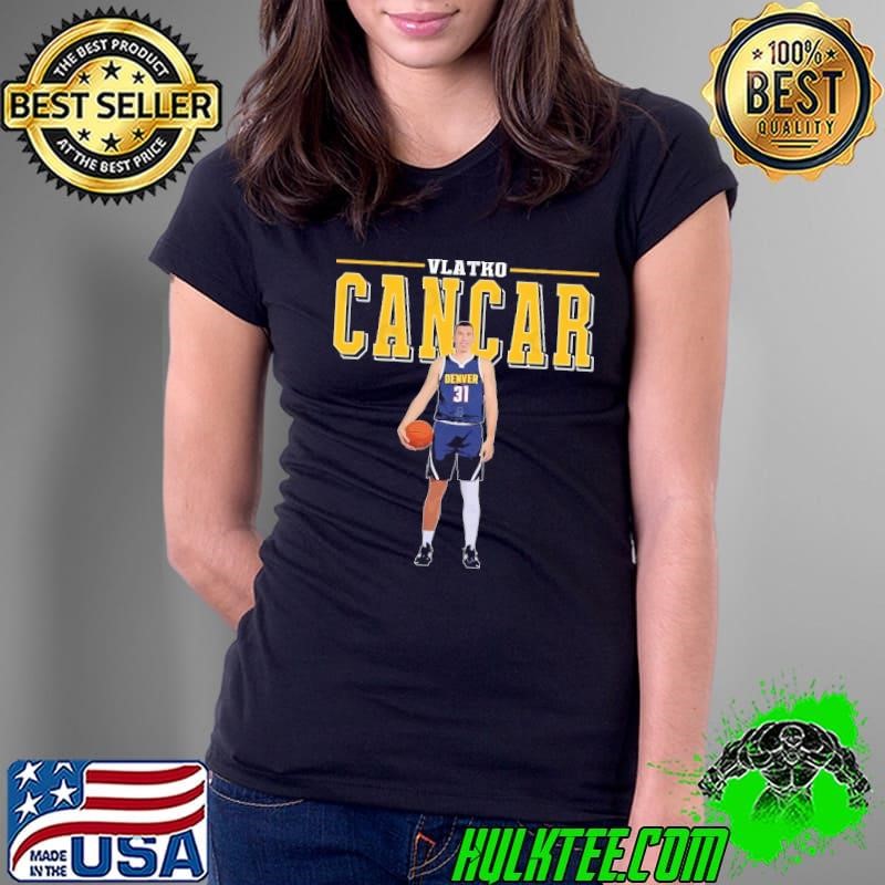 Vlatko Cancar Slovenian professional basketball player Denver Nuggets Ladies Tee