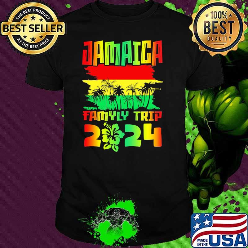 Jamaica Family Trip 2024 Jamaican Caribbean Beach Vacation shirt