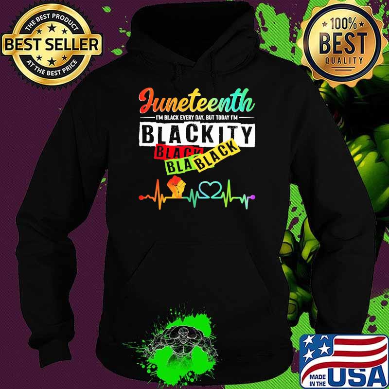 Juneteenth Blackity Heartbeat Black History African America s Hoodie Juneteenth Blackity Heartbeat Black History African America s Hoodie