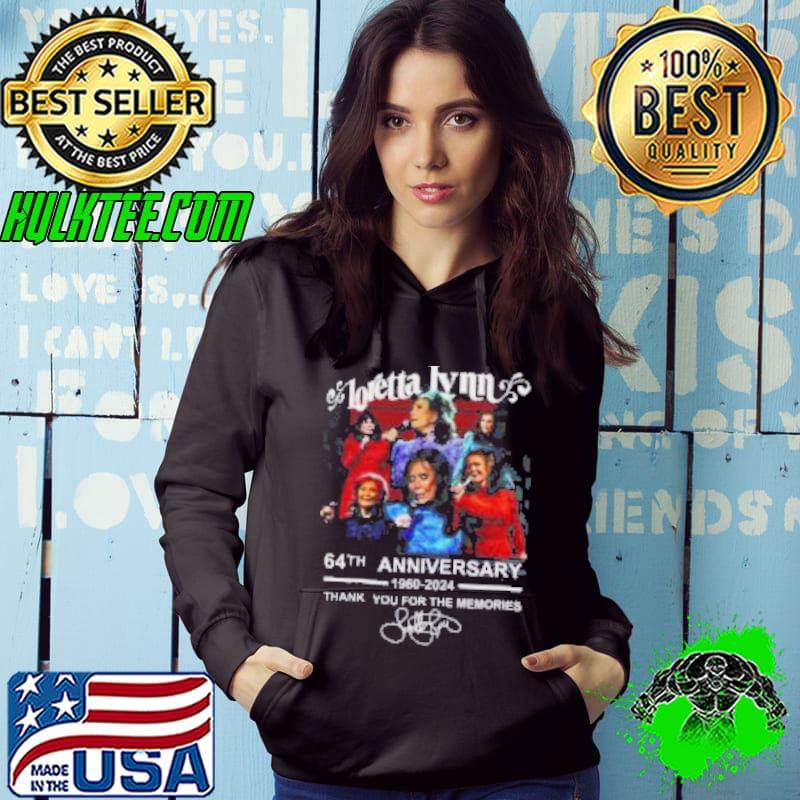 Loretta Lynn 64th Anniversary 1960 2024 Thank You For The Memories Shirt