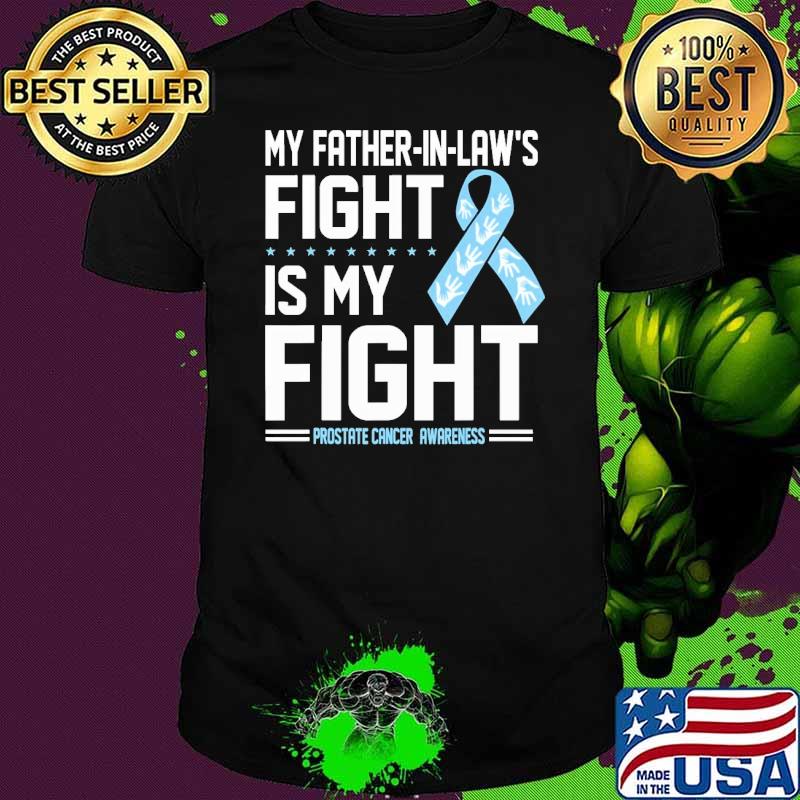 My Father In Law Prostate Cancer Awareness Stars shirt