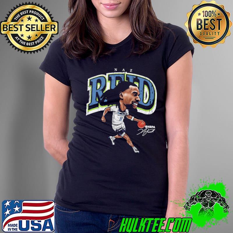 Naz Reid Minnesota Cartoon Signature shirt