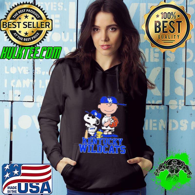 Peanuts Characters Kentucky Wildcats Baseball Shirt