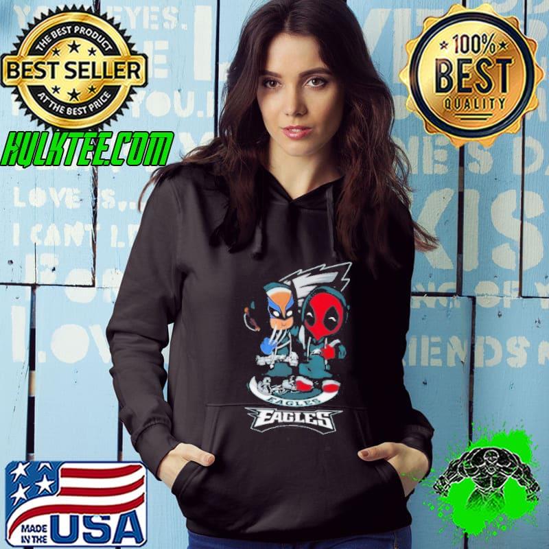Philadelphia Eagles Marvel Wolverine Deadpool True Friends 2024 Shirt