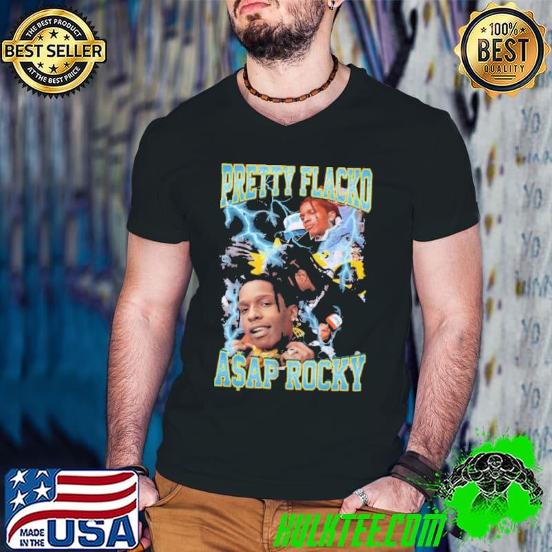 Pretty Flacko & Asap Rocky Hip Hop Rapper s Guys V Neck Pretty Flacko & Asap Rocky Hip Hop Rapper s Guys V Neck