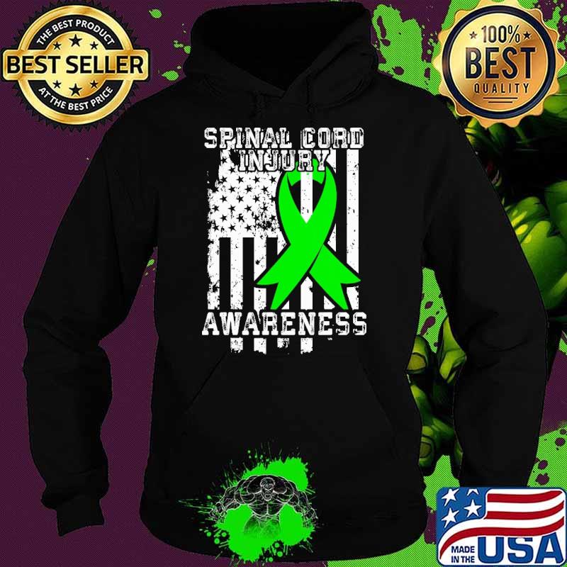 Sci Awareness Spinal Cord Injury Survivor American Flag s Hoodie Sci Awareness Spinal Cord Injury Survivor American Flag s Hoodie