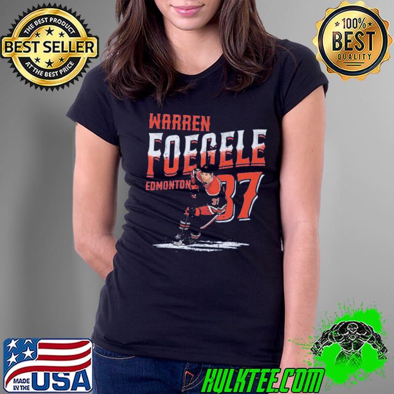 Warren Foegele Canadian professional ice hockey Edmonton Player Name shirt